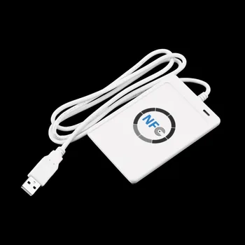USB Full Speed NFC ACR122U RFID Contactless Smart Card Reader Writer with 5pcs M1 Cards For 4 types of NFC (ISO/IEC18092) tags
USB Full Speed NFC ACR122U RFID Contactless Smart Card Reader Writer with 5pcs M1 Cards For 4 types of NFC (ISO/IEC18092) tags