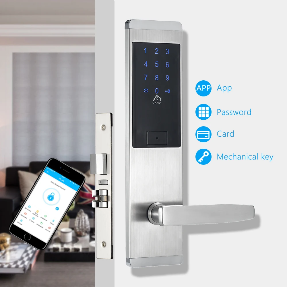 Security Electronic Door Lock, APP WIFI Smart Touch Screen Lock,Digital Code Keypad Deadbolt For Home Hotel Apartment
Security Electronic Door Lock, APP WIFI Smart Touch Screen Lock,Digital Code Keypad Deadbolt For Home Hotel Apartment