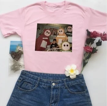 PUDO-XSX 1pcs Teletubbies Around Me Anxiety Depression Lonliness Overthinking Funny Printed T Shirt Man Women Short Sleeve Tees
PUDO-XSX 1pcs Teletubbies Around Me Anxiety Depression Lonliness Overthinking Funny Printed T Shirt Man Women Short Sleeve Tees