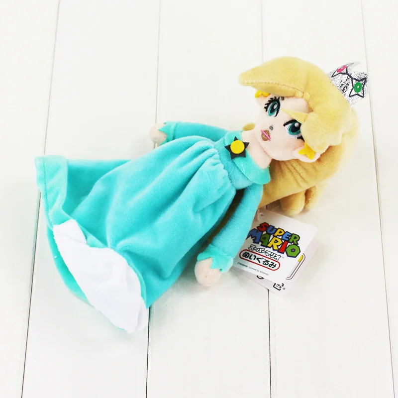 22cm Super Mario Blue Princess Peach Rosalina Plush Toy With Tag Soft Dolls Gift For Kids
22cm Super Mario Blue Princess Peach Rosalina Plush Toy With Tag Soft Dolls Gift For Kids