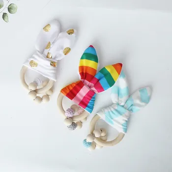 Baby Rabbit Ear And Rattle Crochet Beads Wooden Teether Chew Toys Bracelets Wooden Baby GPD8789
Baby Rabbit Ear And Rattle Crochet Beads Wooden Teether Chew Toys Bracelets Wooden Baby GPD8789