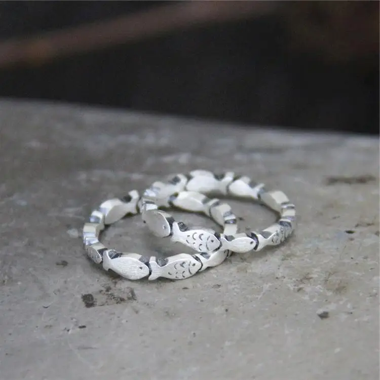 Bijoux 2019 New Designer 925 Sterling Silver Fish Rings For Women Adjustable Size Ring Party Gift Bridal Jewelry Anillos
Bijoux 2019 New Designer 925 Sterling Silver Fish Rings For Women Adjustable Size Ring Party Gift Bridal Jewelry Anillos