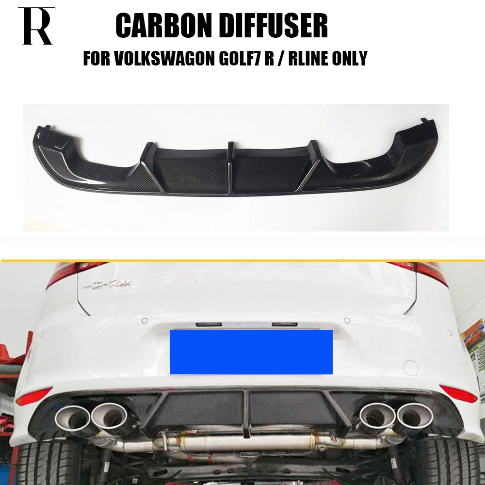 R Style Carbon Fiber Rear Bumper Diffuser for Golf 7 MK7 R & R-line Bumper 2015 - 2017 ( not fit MK7.5 )
R Style Carbon Fiber Rear Bumper Diffuser for Golf 7 MK7 R & R-line Bumper 2015 - 2017 ( not fit MK7.5 )