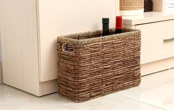 2017 The Japanese style basket Striped woven baskets Rectangular magazine storage basket
2017 The Japanese style basket Striped woven baskets Rectangular magazine storage basket