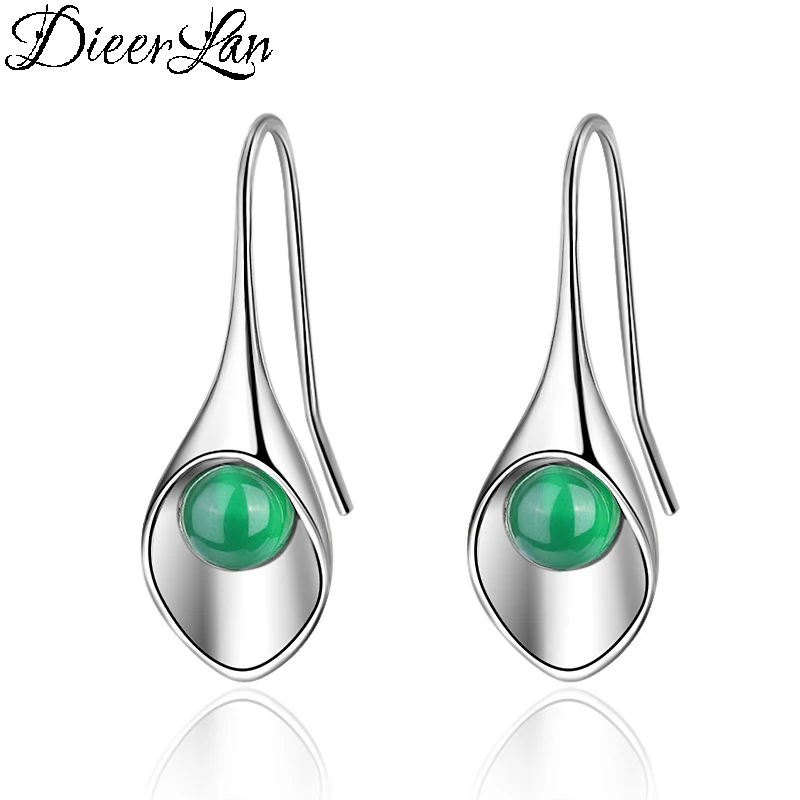 DIEERLAN Trendy 925 Sterling Silver Jewelry Large Korean Red Green Beads Earrings for Women Wedding Gift Pendientes Brincos
DIEERLAN Trendy 925 Sterling Silver Jewelry Large Korean Red Green Beads Earrings for Women Wedding Gift Pendientes Brincos