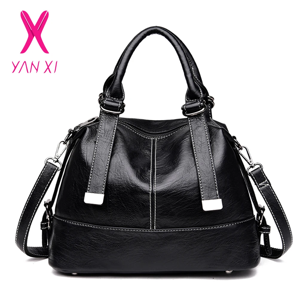 YANXI 2018 Quality Assurance Luxury Women PU Leather Shoulder Bag Casual Tote Lady Handbag Vintage Hobo Large Capacity Strap
YANXI 2018 Quality Assurance Luxury Women PU Leather Shoulder Bag Casual Tote Lady Handbag Vintage Hobo Large Capacity Strap