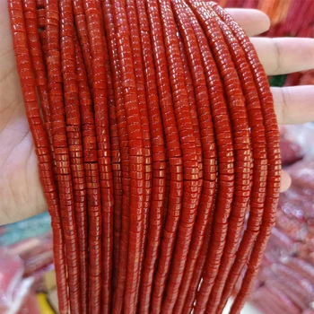 2x4mm Loose Spacer Coral Beads DIY Bracelet Necklace Accessories Coral Heishi Beads For Jewelry Making Strand 15''
2x4mm Loose Spacer Coral Beads DIY Bracelet Necklace Accessories Coral Heishi Beads For Jewelry Making Strand 15''