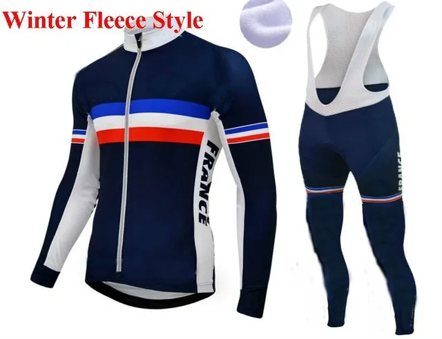 WINTER FLEECE THERMAL 2016 FRANCE NATIONAL TEAM LONG SLEEVE CYCLING JERSEY CYCLING WEAR ROPA CICLISMO+ BIB PANTS 3D GEL PAD SET
WINTER FLEECE THERMAL 2016 FRANCE NATIONAL TEAM LONG SLEEVE CYCLING JERSEY CYCLING WEAR ROPA CICLISMO+ BIB PANTS 3D GEL PAD SET