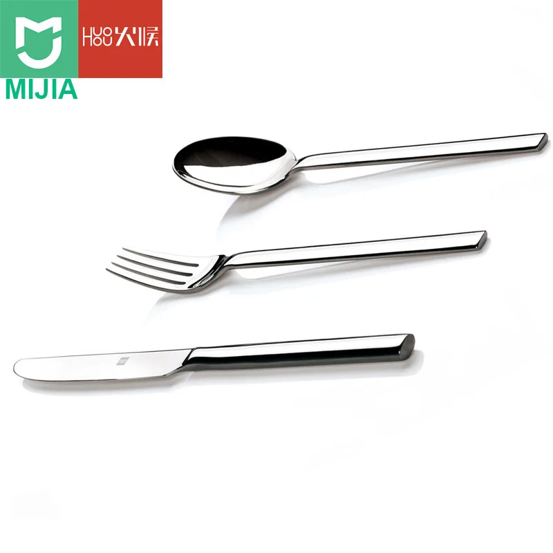 Xiaomi Mijia Huohou 4Pcs Stainless Steel Cutlery Set Silver Dinnerware Creative Fork Knife Spoon for Home Wedding and Hotele
Xiaomi Mijia Huohou 4Pcs Stainless Steel Cutlery Set Silver Dinnerware Creative Fork Knife Spoon for Home Wedding and Hotele