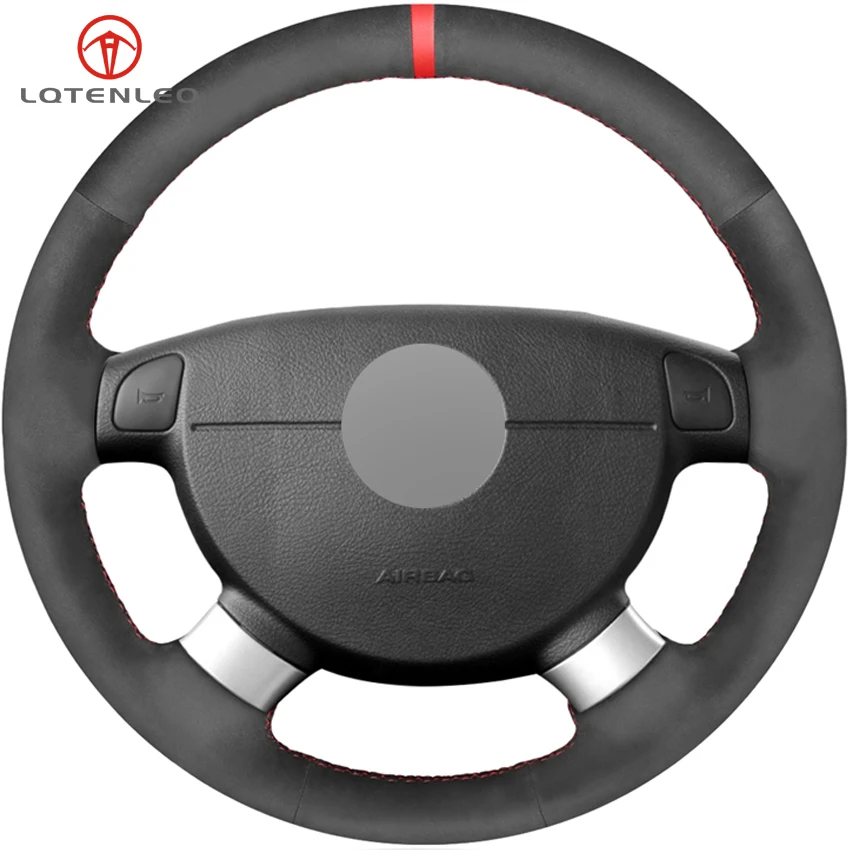 LQTENLEO Black Suede Car Steering Wheel Cover For Chevrolet Lova Aveo Buick Excelle Daewoo Gentra Daewoo Lacetti Ravon 2013-2015
LQTENLEO Black Suede Car Steering Wheel Cover For Chevrolet Lova Aveo Buick Excelle Daewoo Gentra Daewoo Lacetti Ravon 2013-2015
