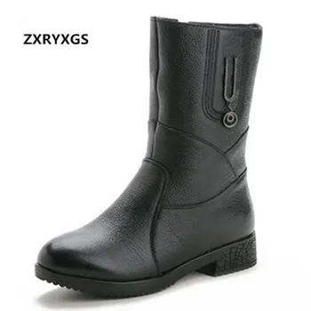 Plus Size Winter Boots Women Shoes Non-slip Low-heeled Warm Snow Boots In-tube Martin Boots Rhinestone Cowhide Fashion Boots
Plus Size Winter Boots Women Shoes Non-slip Low-heeled Warm Snow Boots In-tube Martin Boots Rhinestone Cowhide Fashion Boots