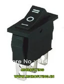 50pcs/LOT , 250VAC 3A , Connectors ,3-Pin , ON / OFF Rocker Switch
