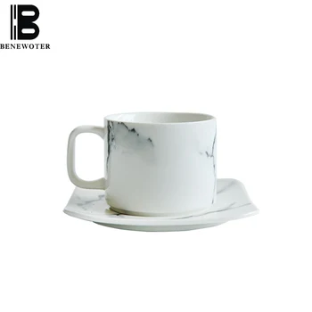280/350ml Modern Brief Marbled Texture Ceramic Coffee Cup with Saucer Kit Mug Office Afternoon Tea Cup Black and White Drinkware
280/350ml Modern Brief Marbled Texture Ceramic Coffee Cup with Saucer Kit Mug Office Afternoon Tea Cup Black and White Drinkware