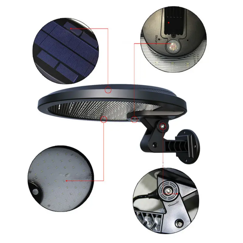 56LED 800LM Solar Street Light Lamps PIR Motion Sensor Lamps Garden Security Lamp Outdoor Street Waterproof Wall Lights
56LED 800LM Solar Street Light Lamps PIR Motion Sensor Lamps Garden Security Lamp Outdoor Street Waterproof Wall Lights