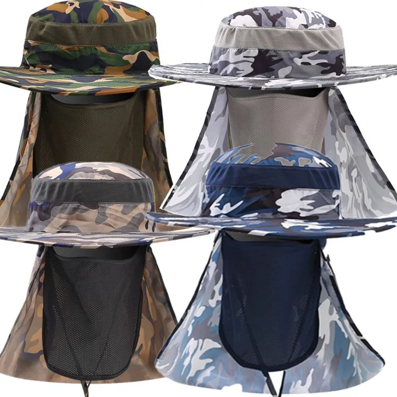 New Bucket Hats Military Camouflage Hiking Fishing Fisherman Hunting Safari Sunscreen Men Hunter jungle Outdoor Cap HAT
New Bucket Hats Military Camouflage Hiking Fishing Fisherman Hunting Safari Sunscreen Men Hunter jungle Outdoor Cap HAT