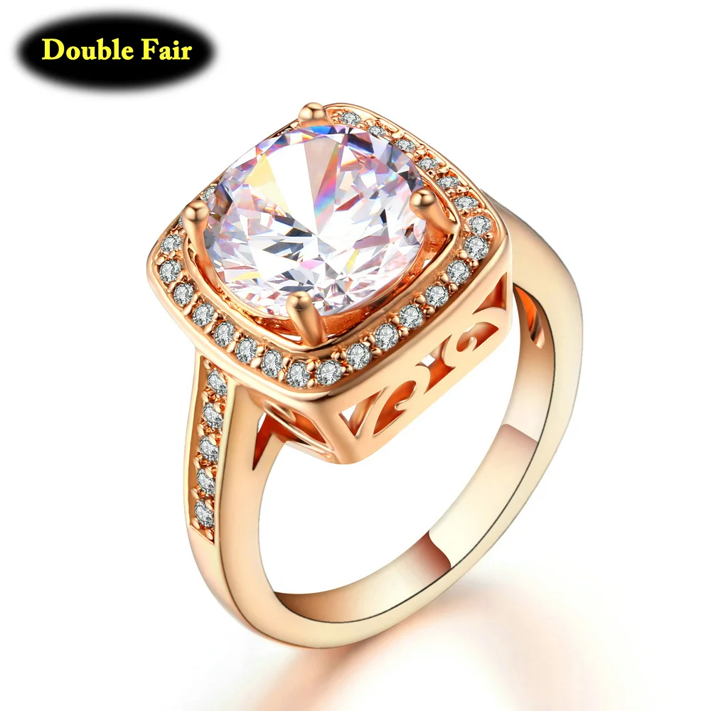 Brilliant AAA+Cubic Zirconia Engagement/Wedding Finger Rings Rose Gold Color Fashion Finger Ring For Women Jewelry anel DWR111
Brilliant AAA+Cubic Zirconia Engagement/Wedding Finger Rings Rose Gold Color Fashion Finger Ring For Women Jewelry anel DWR111