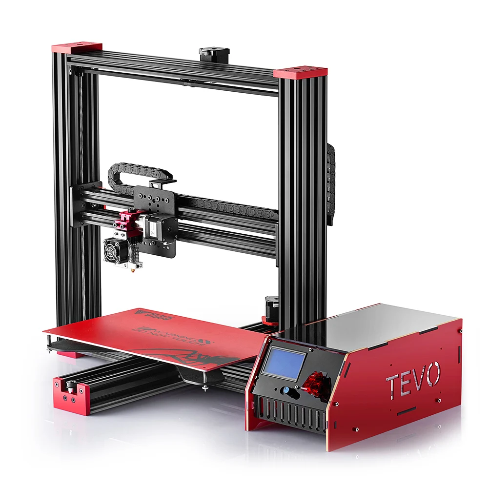 

TEVO Black Widow LCD 3D Printer Kit DIY Full Aluminum Large Printing Area 370 x 250 x 300mm OpenBuild Aluminium Extrusion Gift