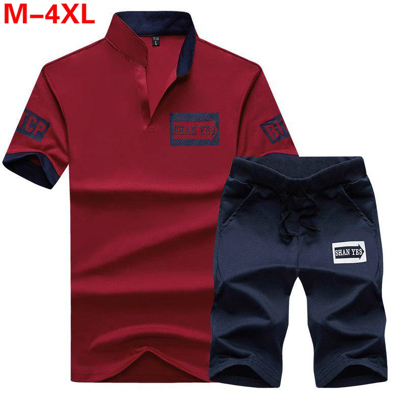 Fitness Sportsuits Set Men Polo Shirt Mens Short Sleeve Polo + Shorts Suit Male Tracksuit Jersey Breathable 2PC Top Short Sets
Fitness Sportsuits Set Men Polo Shirt Mens Short Sleeve Polo + Shorts Suit Male Tracksuit Jersey Breathable 2PC Top Short Sets