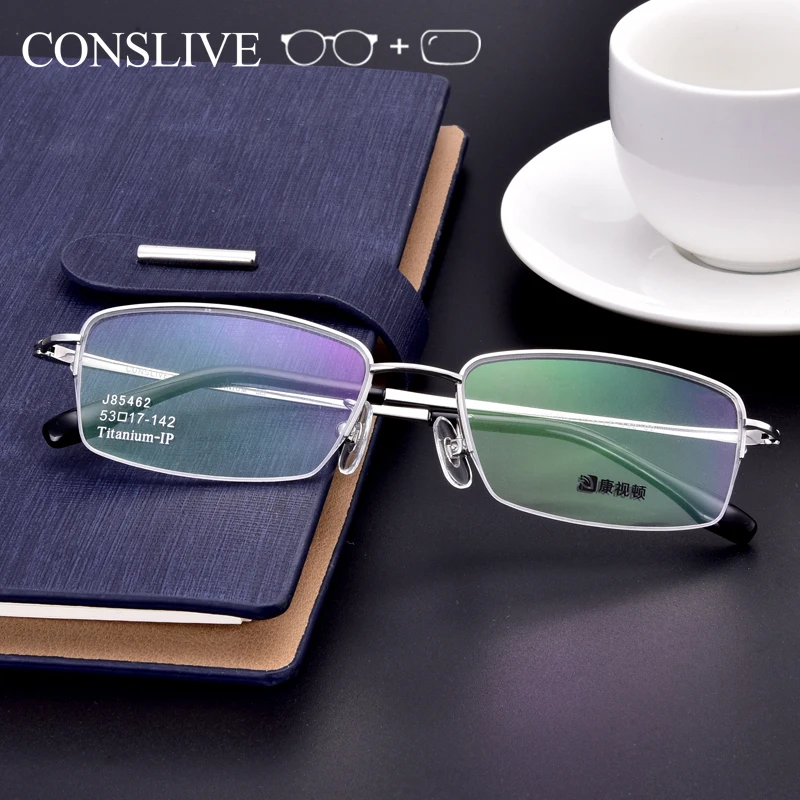 Titanium Prescription Glasses Man Half Rimless Glasses Optical Glasses Frame for Men Short Sight Spectacles Myopia Eyeglasses
Titanium Prescription Glasses Man Half Rimless Glasses Optical Glasses Frame for Men Short Sight Spectacles Myopia Eyeglasses
