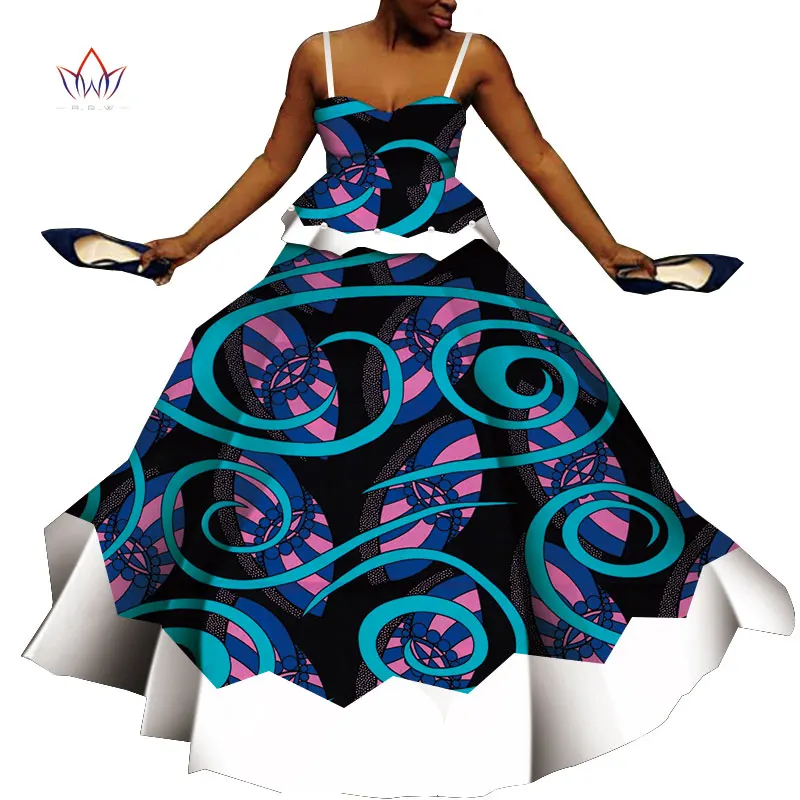 African Dashiki Print Dress Crop Tops Skirt Set Party Wedding Sling Sexy Dress African Women Clothing Long Skirt Set WY4657
African Dashiki Print Dress Crop Tops Skirt Set Party Wedding Sling Sexy Dress African Women Clothing Long Skirt Set WY4657