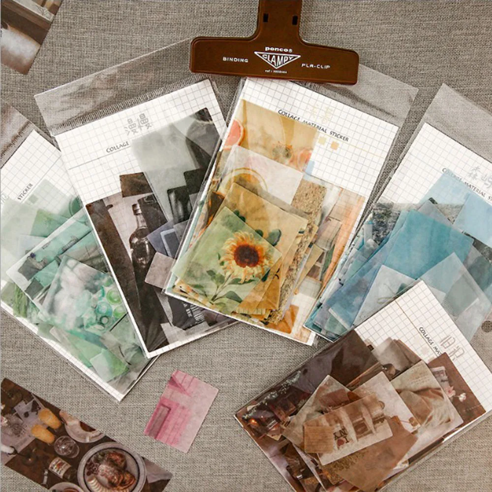 70 PCs/set Paper Sticker bag Diary DIY Decorative Background Stickers Material decoration Stationery 8 Styles School Supplies
70 PCs/set Paper Sticker bag Diary DIY Decorative Background Stickers Material decoration Stationery 8 Styles School Supplies