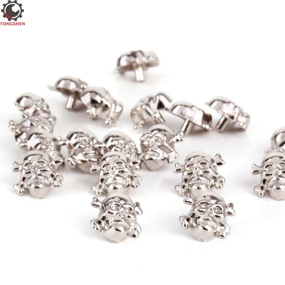 60Sets Silver Color Skull Cross-Bone Rapid Rivets Spike and Studs Metal Spots Double Cap Skull Rivet Studs Spikes Punk Rock
60Sets Silver Color Skull Cross-Bone Rapid Rivets Spike and Studs Metal Spots Double Cap Skull Rivet Studs Spikes Punk Rock