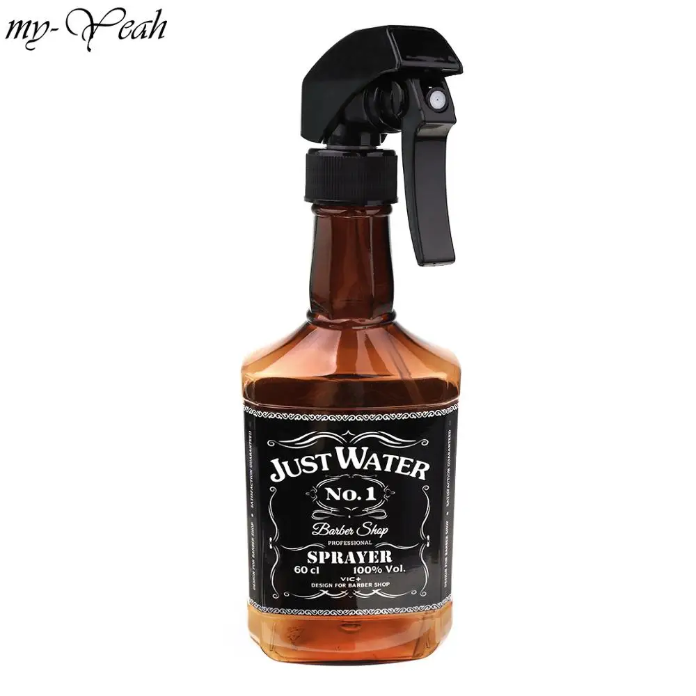 350ml Whiskey Refillable Sprayer Bottle Portable Oil Liquid Water Empty Atomizer Professional Barber Hairdressing Tool
350ml Whiskey Refillable Sprayer Bottle Portable Oil Liquid Water Empty Atomizer Professional Barber Hairdressing Tool