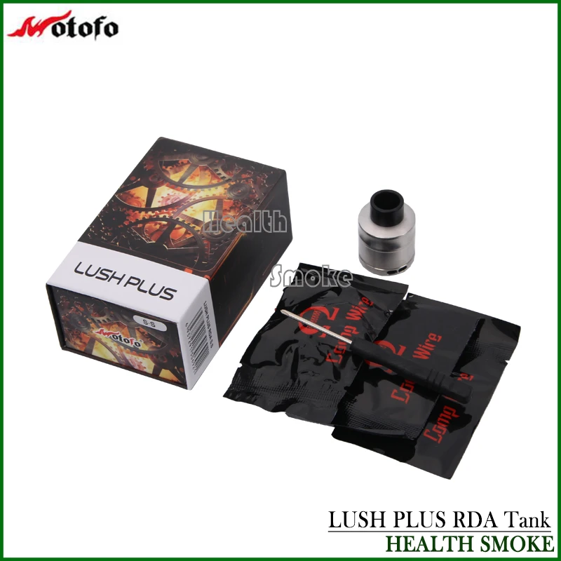 Clearance!Original WOTOFO Lush Plus RDA Dripping Tank 24mm Rebuildable Atomizer Dual Post Build Deck for Huge Vapor RDA
Clearance!Original WOTOFO Lush Plus RDA Dripping Tank 24mm Rebuildable Atomizer Dual Post Build Deck for Huge Vapor RDA