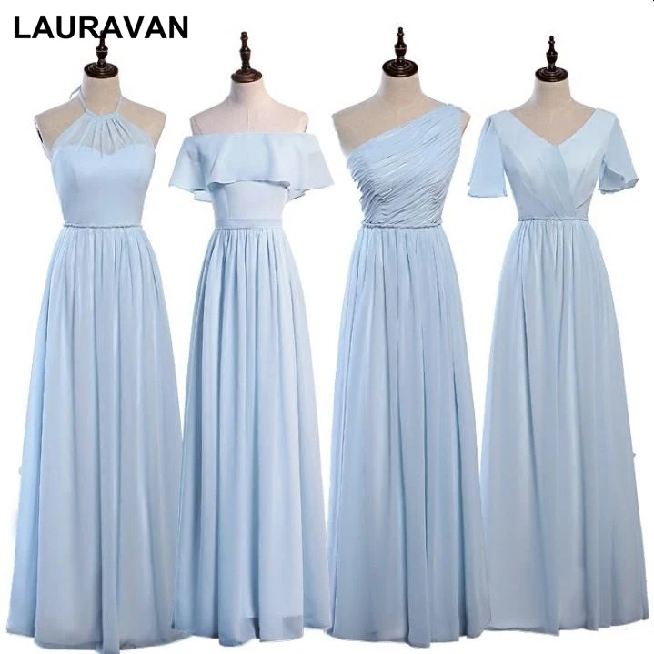2019 new fashion elegant capped chiffon long design bridesmaids light sky blue bridesmaid dresses ladies floor length dress
2019 new fashion elegant capped chiffon long design bridesmaids light sky blue bridesmaid dresses ladies floor length dress