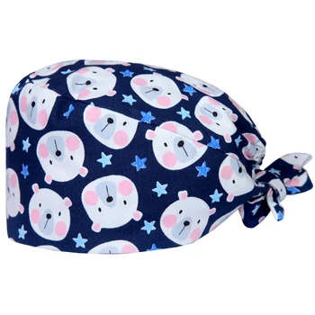 Bear Cute Surgical Cap Medical Scrub Caps Veterinary Cotton Hospital Accessory Adjustable Nurse Doctor Work Hat 
Bear Cute Surgical Cap Medical Scrub Caps Veterinary Cotton Hospital Accessory Adjustable Nurse Doctor Work Hat