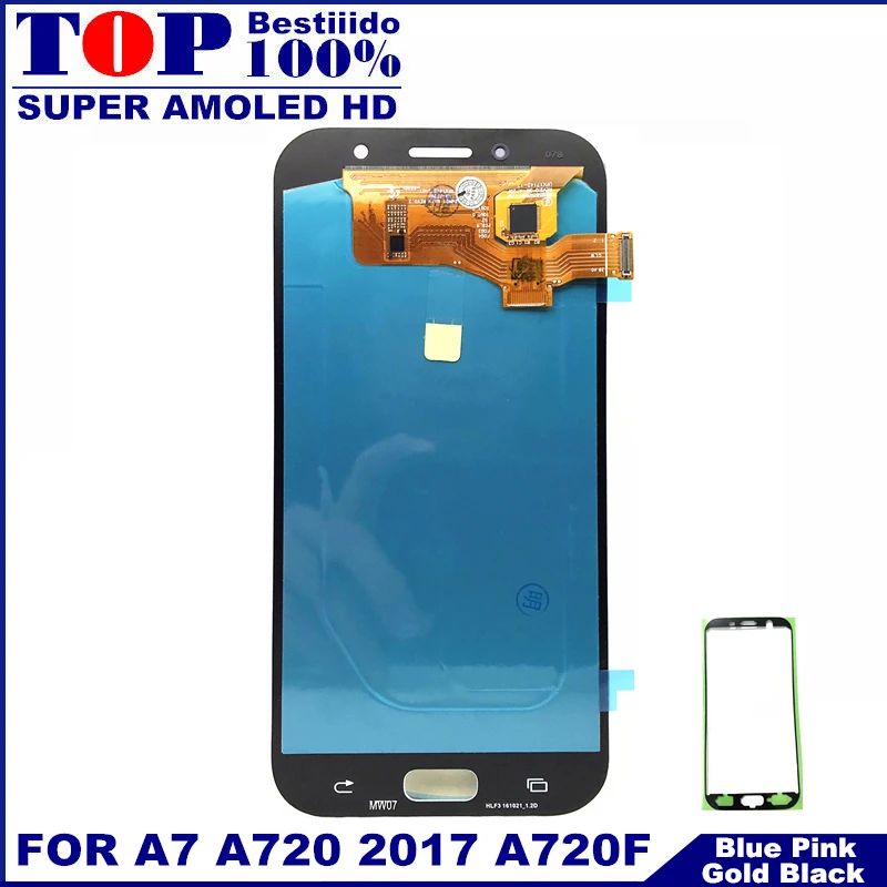 Super AMOLED LCD Screen For Samsung Galaxy A7 2017 A720 A720F A720M A720Y Display Touch Screen Digitizer Assembly Replacement
Super AMOLED LCD Screen For Samsung Galaxy A7 2017 A720 A720F A720M A720Y Display Touch Screen Digitizer Assembly Replacement
