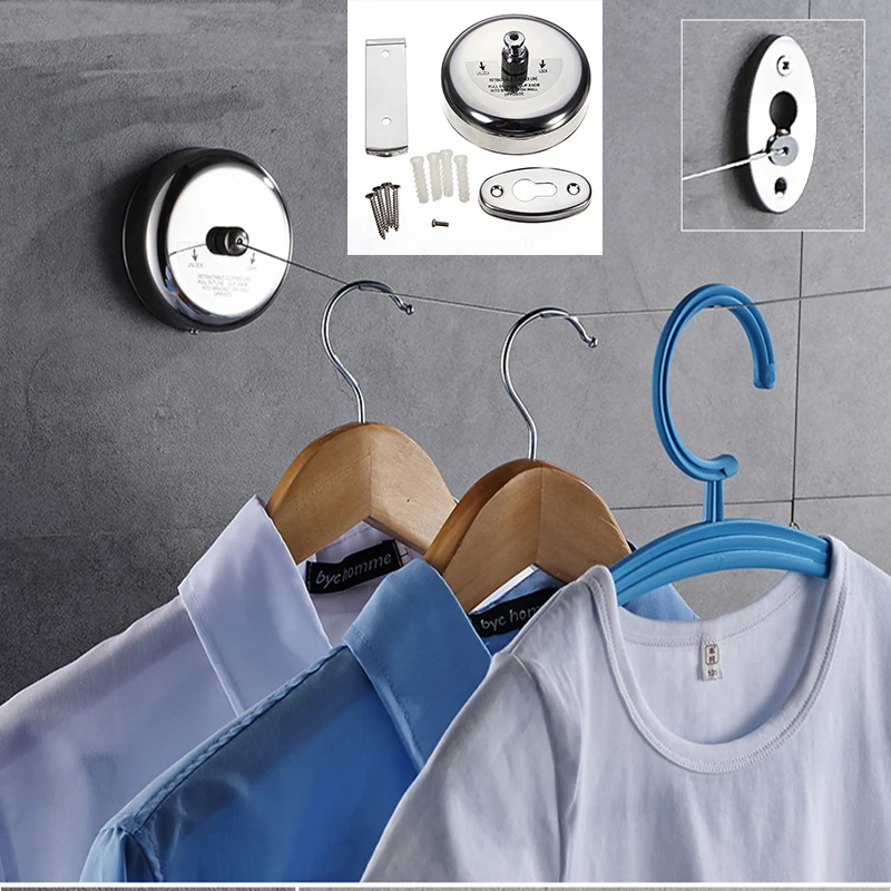1pcs Clothesline Rope Stainless Steel Retractable Clothes Line Dryer Laundry Hanger clothe drying rack drying rack for clothes
1pcs Clothesline Rope Stainless Steel Retractable Clothes Line Dryer Laundry Hanger clothe drying rack drying rack for clothes