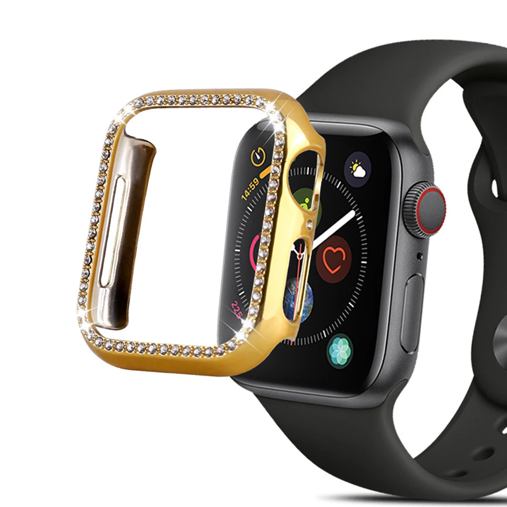 PC Diamond Protective Case For Apple Watch 38mm 42mm 40mm 44mm Screen Saver Series 4 3 2 1 i-watch Case Cover Women
PC Diamond Protective Case For Apple Watch 38mm 42mm 40mm 44mm Screen Saver Series 4 3 2 1 i-watch Case Cover Women