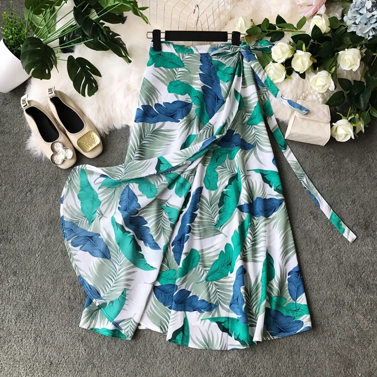 Spring Summer 2019 Bohemian Beach Skirt Womens Lace-up Floral Printing Midi Skirt Long Skirts For Women
Spring Summer 2019 Bohemian Beach Skirt Womens Lace-up Floral Printing Midi Skirt Long Skirts For Women