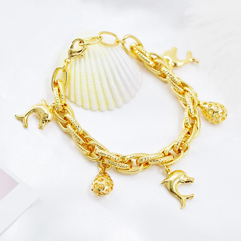 ZEADear Jewelry Charm Bracelet For Women Hand Chains Link Chain Hot Selling Ball Bracelet For Party Dolphin Jewelry Findings
ZEADear Jewelry Charm Bracelet For Women Hand Chains Link Chain Hot Selling Ball Bracelet For Party Dolphin Jewelry Findings