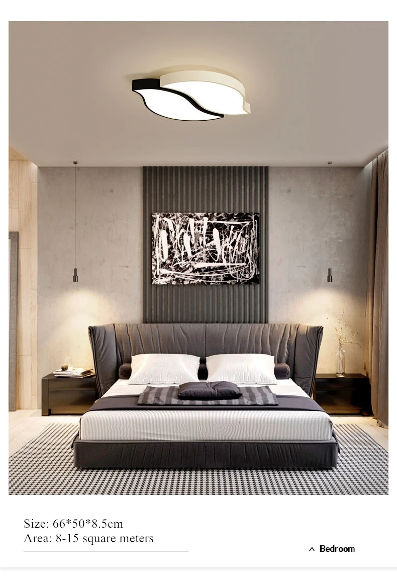 led ceiling light dimmable remote control light fixtures 6