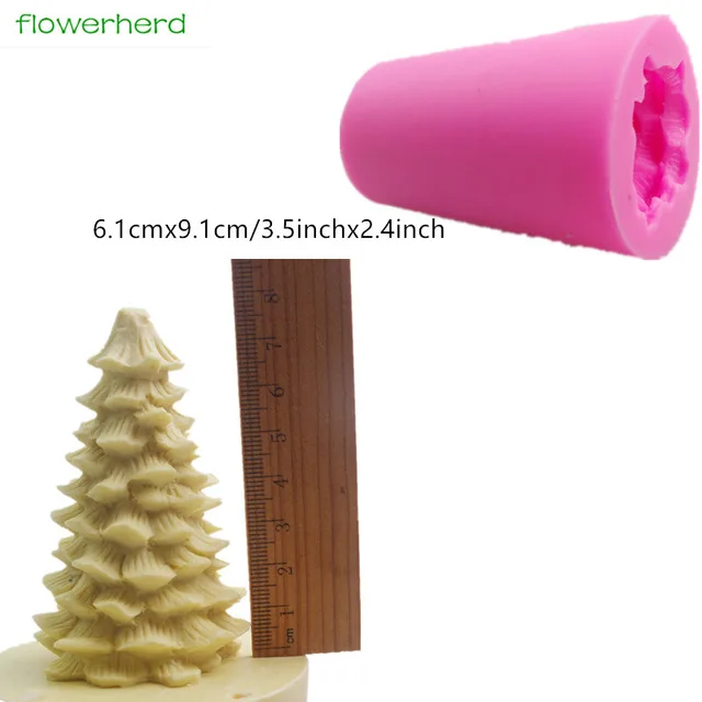 1pc High Quality Flexible DIY Candle Crafts Molds Cake Mold Easy 3D Christmas Tree Shaped Handmade Silicone Soap And Candle Mold
1pc High Quality Flexible DIY Candle Crafts Molds Cake Mold Easy 3D Christmas Tree Shaped Handmade Silicone Soap And Candle Mold