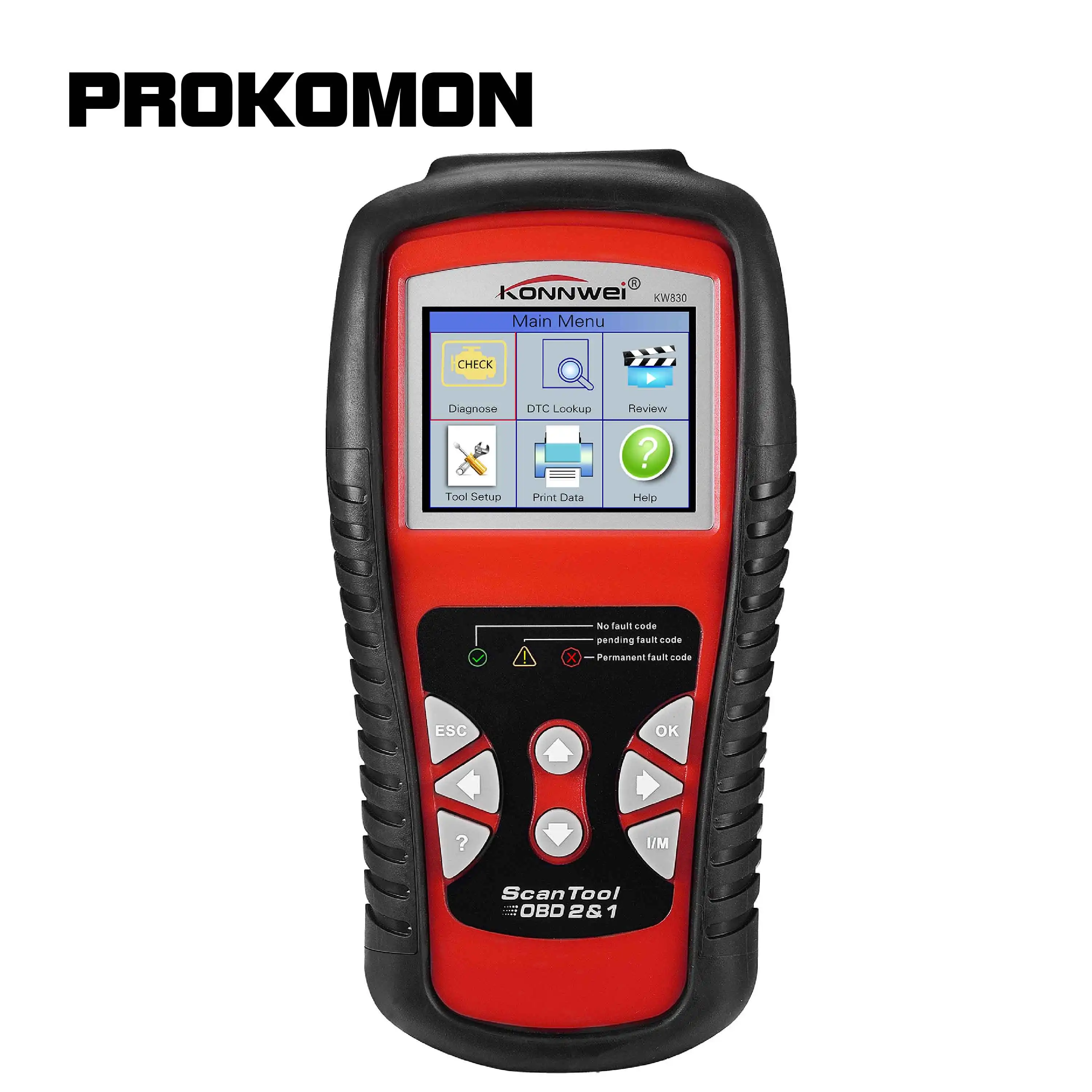 KW830 OBD2 Automotive Scanner for Car Diagnosis tool Universal Auto Fault Error Code Reader Car Diagnostic Scanner
KW830 OBD2 Automotive Scanner for Car Diagnosis tool Universal Auto Fault Error Code Reader Car Diagnostic Scanner