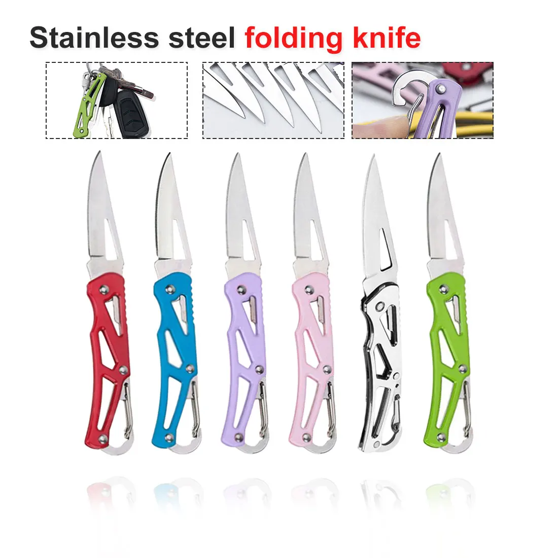 Stainless Steel Foldable Pocket Knife Mini Portable Folding Knife Fruit Cutter Practical Camping Outdoor Survival Tool
Stainless Steel Foldable Pocket Knife Mini Portable Folding Knife Fruit Cutter Practical Camping Outdoor Survival Tool