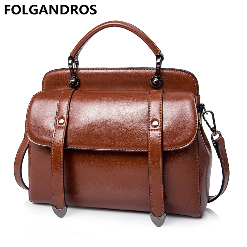 Brand Fashion Women's Top-Handle Handbag Genuine Natural Leather Shoulder Bag Ladies High Quality Casual Messenger Crossbody Bag
Brand Fashion Women's Top-Handle Handbag Genuine Natural Leather Shoulder Bag Ladies High Quality Casual Messenger Crossbody Bag