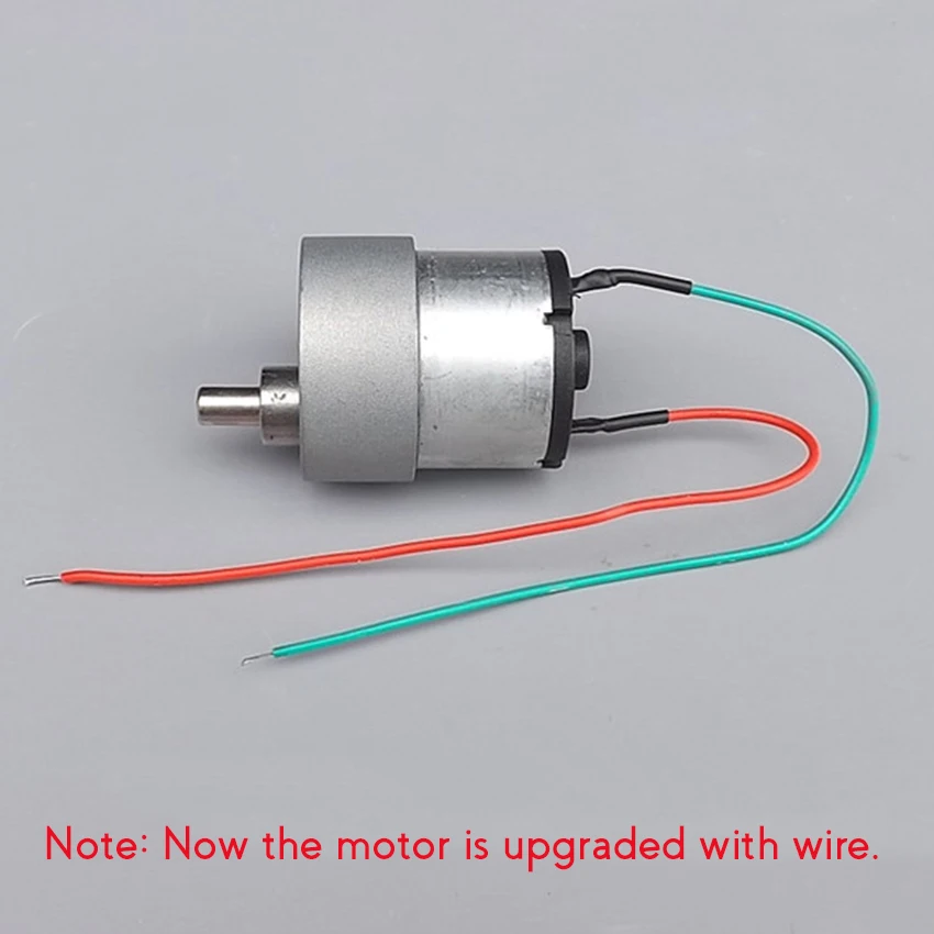 500 DC 12V Geared Motor Positive & Negative Gear Motor All Metal Gearbox Mini Electric DIY Motor 550rpm Shaft Diameter 6mm
500 DC 12V Geared Motor Positive & Negative Gear Motor All Metal Gearbox Mini Electric DIY Motor 550rpm Shaft Diameter 6mm