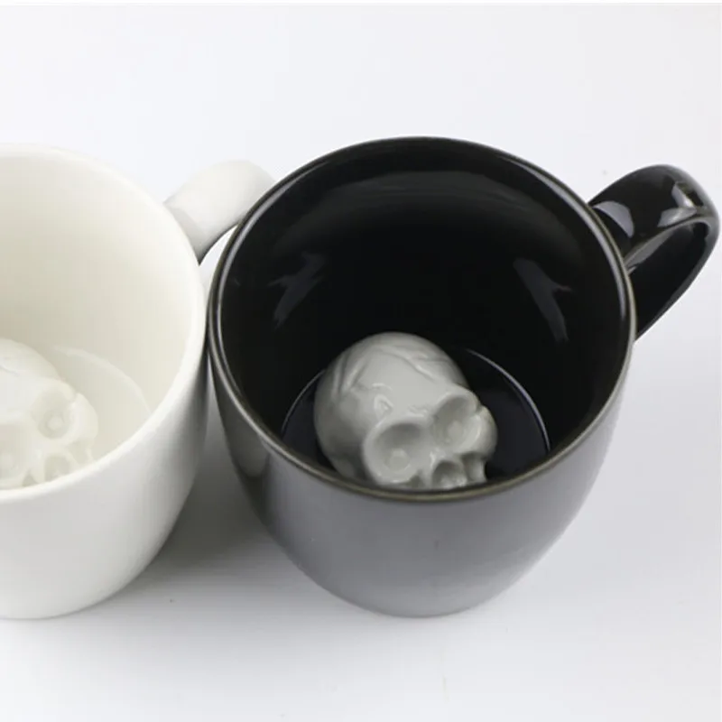 Ceramics Skull Mug Cup Humorous Funny April Fool's Gifts 2