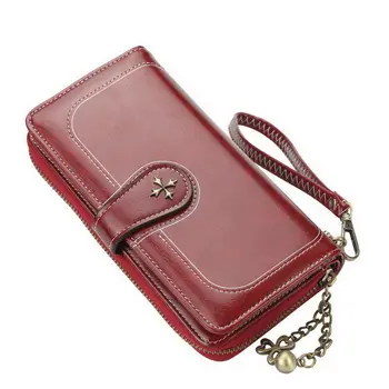 Hot Selling PU Long Wallet Women Credit Card Holder Organizer Purse with Zipper Slot -B5
Hot Selling PU Long Wallet Women Credit Card Holder Organizer Purse with Zipper Slot -B5