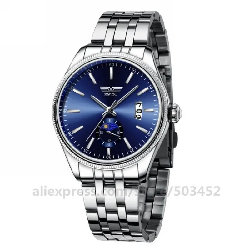 100pcs/lot swidu new stain steel watch for man classic design colorful dail calendar quartz watch nice gift watch for gentleman
100pcs/lot swidu new stain steel watch for man classic design colorful dail calendar quartz watch nice gift watch for gentleman