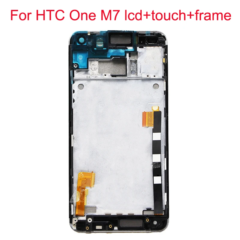 JPFix Single SIM Display For HTC One M7 LCD Display Touch Screen Digitizer Assembly Replacement With Frame
JPFix Single SIM Display For HTC One M7 LCD Display Touch Screen Digitizer Assembly Replacement With Frame