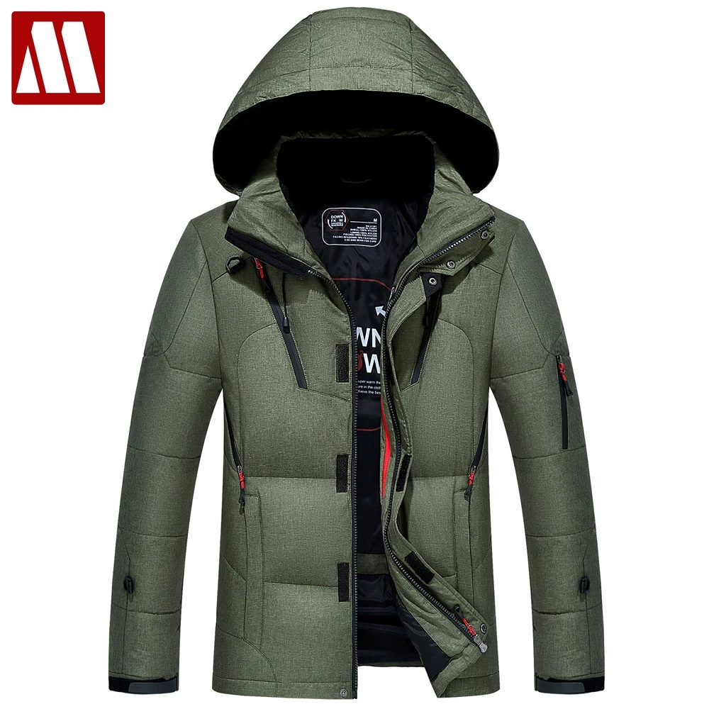 Hot Sale Windproof Down Jackets Men Warm Hooded Winter Outerwear High Quality Smart Casual White Down Coats Male Padded Jacket
Hot Sale Windproof Down Jackets Men Warm Hooded Winter Outerwear High Quality Smart Casual White Down Coats Male Padded Jacket