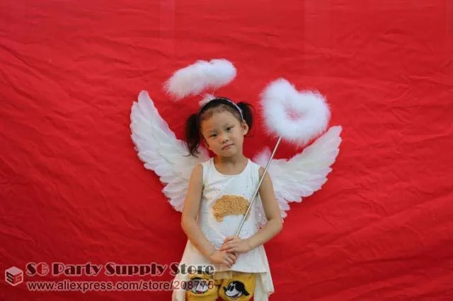 Baby' white angel feather wings cute headwear feather Children' Magic Wand beautiful gift Pure handmade EMS Free shipping
Baby' white angel feather wings cute headwear feather Children' Magic Wand beautiful gift Pure handmade EMS Free shipping