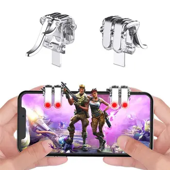 Mobile Game Controller Gamepad Claw Phone Aim Controller Triggers Joystick Gamepad Android IOS Joypad Fire Button Game for PUBG
Mobile Game Controller Gamepad Claw Phone Aim Controller Triggers Joystick Gamepad Android IOS Joypad Fire Button Game for PUBG