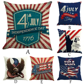 Polyester 1PC 45x45cm Cushion Pillow Cover Printing USA independence Day Cushion Pillow Case For Bedroom Office Decor#p8
Polyester 1PC 45x45cm Cushion Pillow Cover Printing USA independence Day Cushion Pillow Case For Bedroom Office Decor#p8