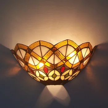 Stained Glass Wall Light Vitnage Bedroom Bedside Lamp Bathroom Decoration Mirror Light Art Glass Wall Sconce for Bar Restaurant
Stained Glass Wall Light Vitnage Bedroom Bedside Lamp Bathroom Decoration Mirror Light Art Glass Wall Sconce for Bar Restaurant